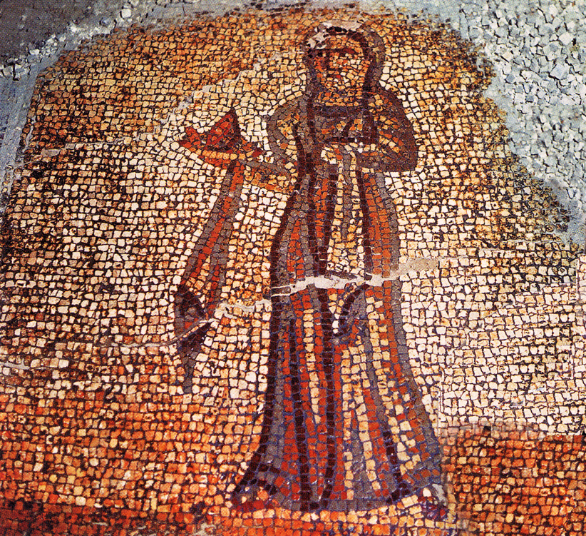 Фрагмент мозаичного пола. Дзалиси. II в. н. э. Грузия
